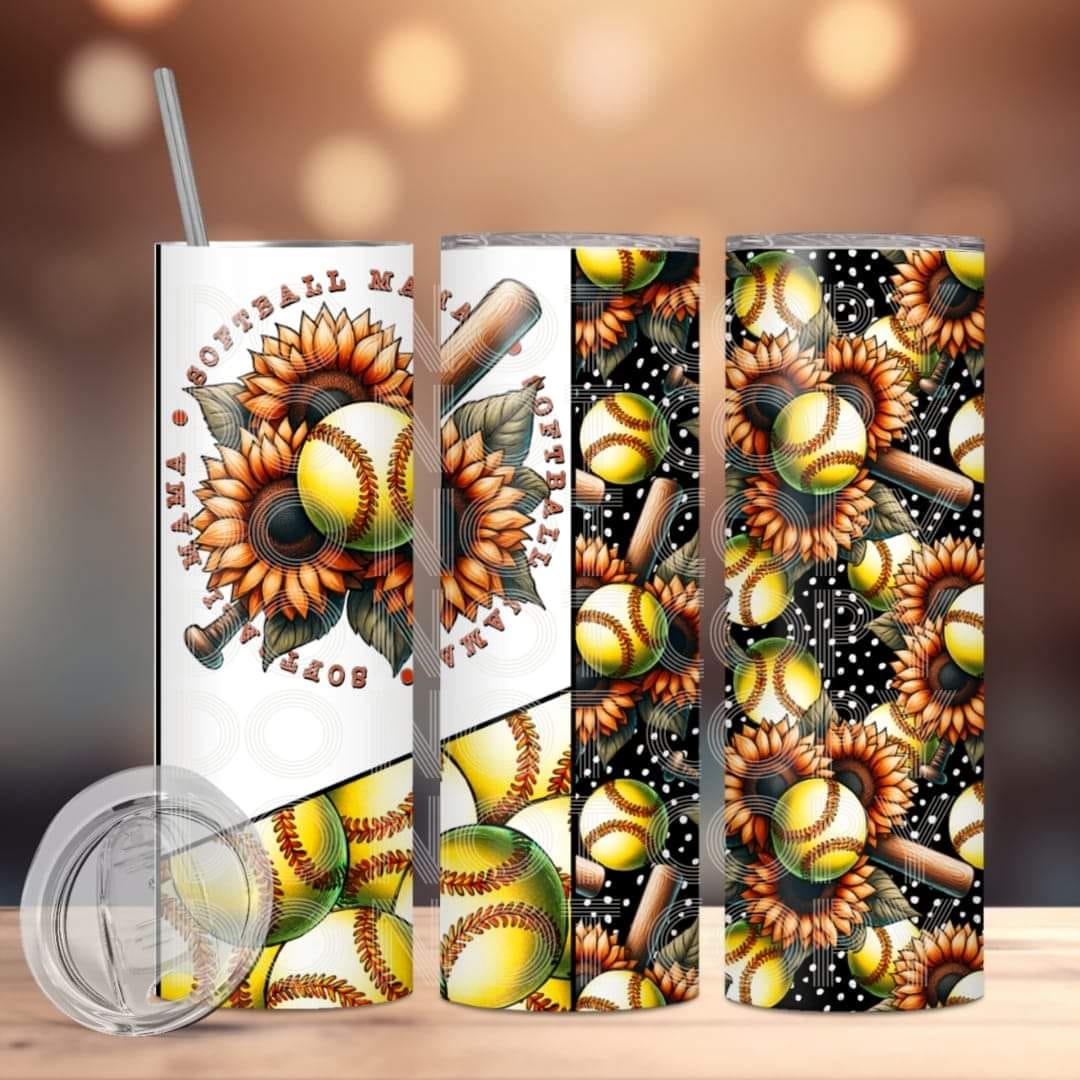 Softball MAMA Tumbler