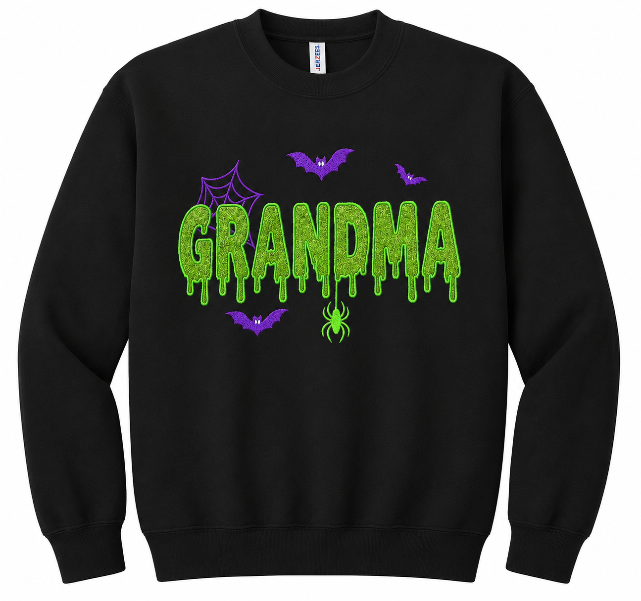 Embroidered Halloween Grandma Crewneck