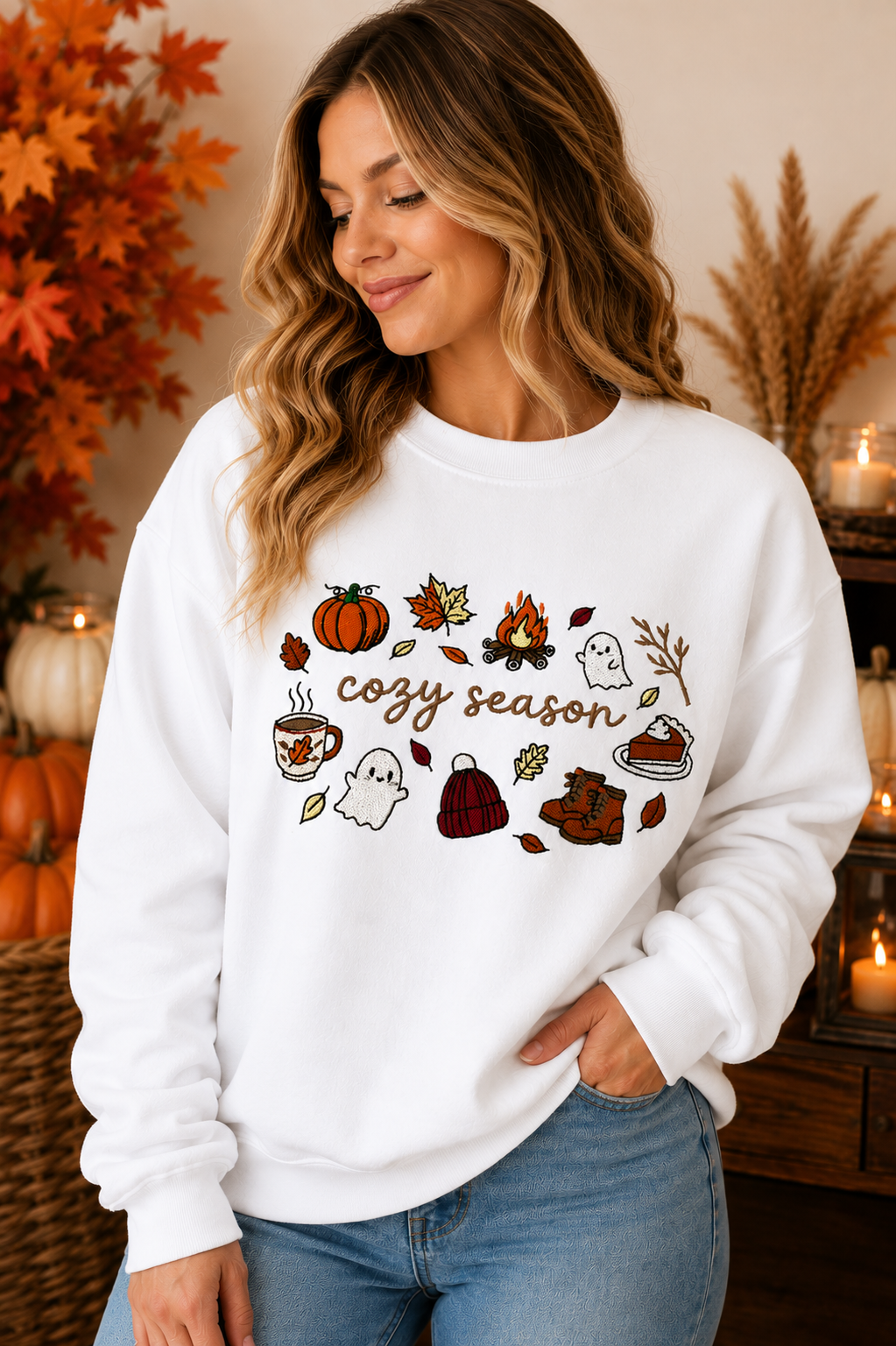 Embroidered Cozy Season
