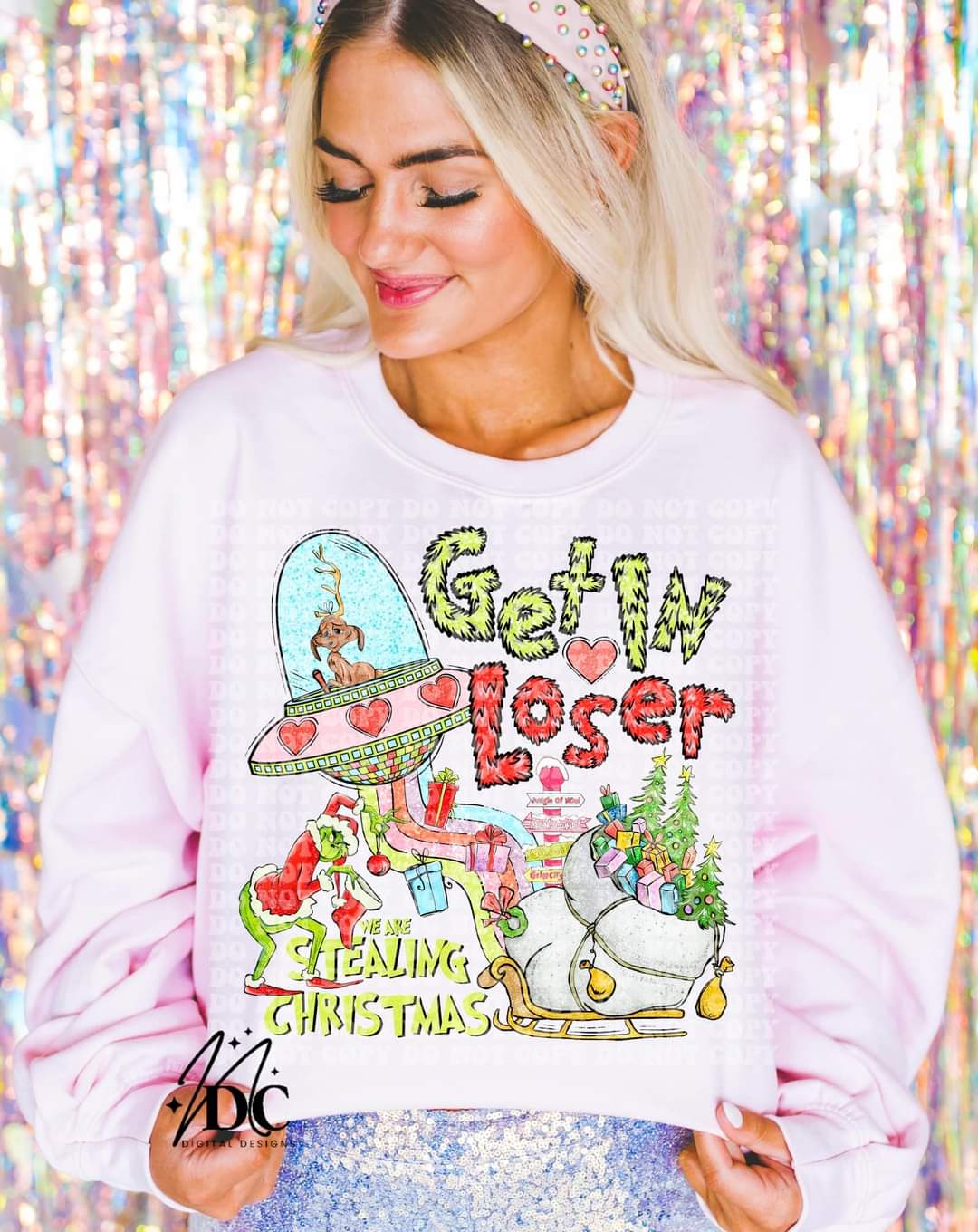 Get in Loser We're Stealing Christmas Shirt