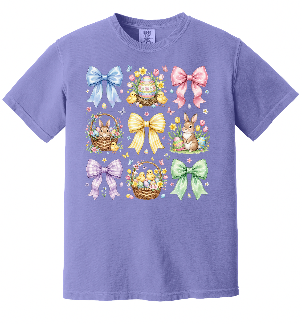 Preppy Coquette Easter Themed Shirt