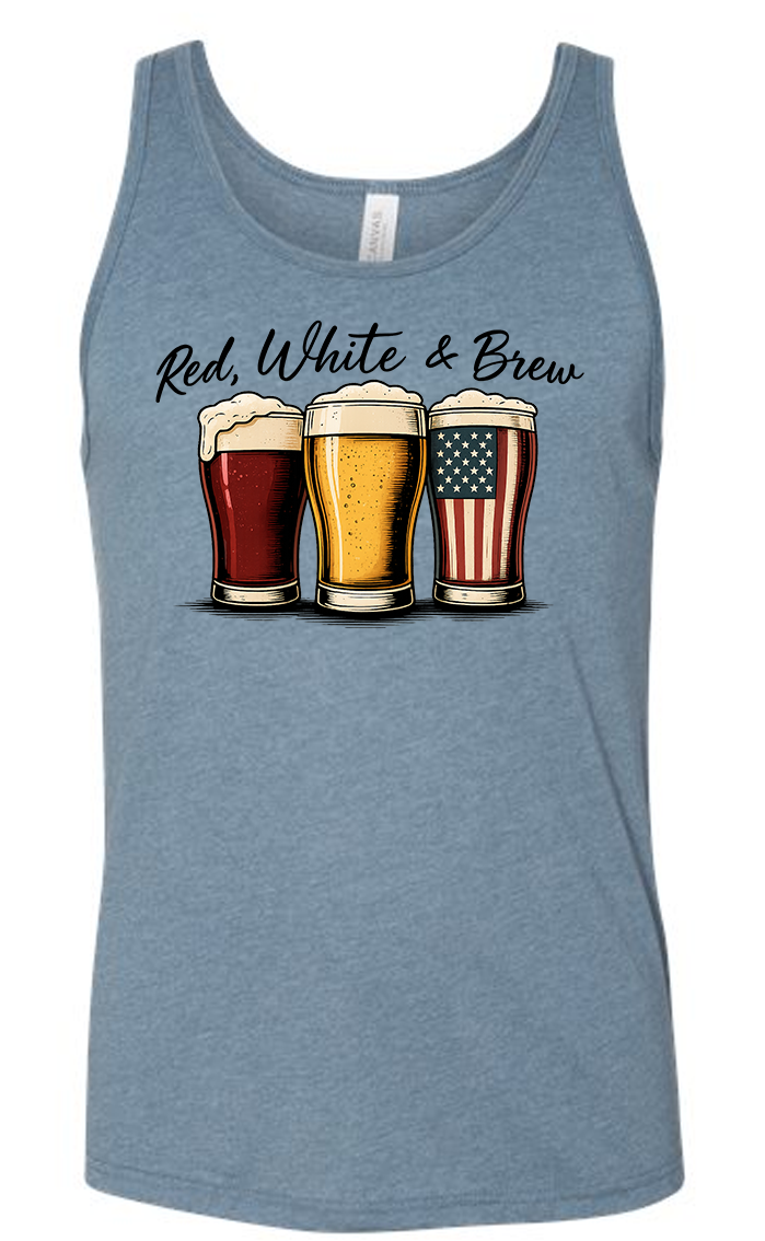 Red, White and Brew Tank