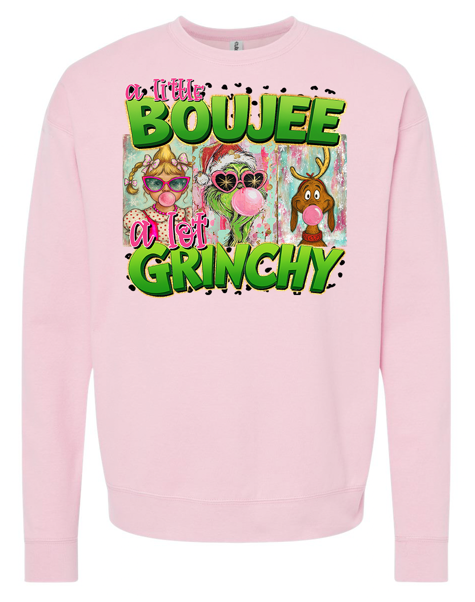 A Little Boujee A Lot Grinchy Shirt