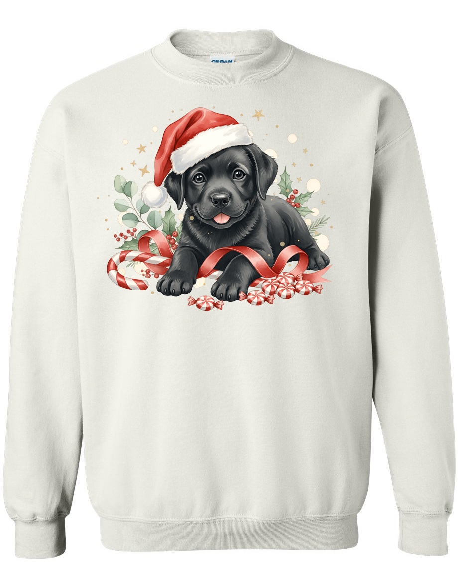 Christmas Black Lab