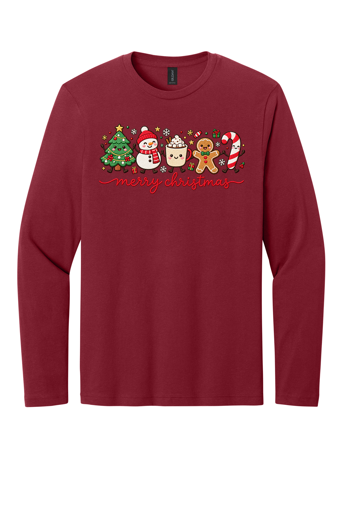 Embroidered Merry Christmas