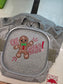 Oh Snap Ginger Bread Glitter Embroidery