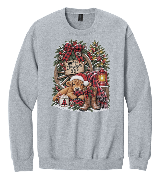 Cow Themed Christmas Shirt