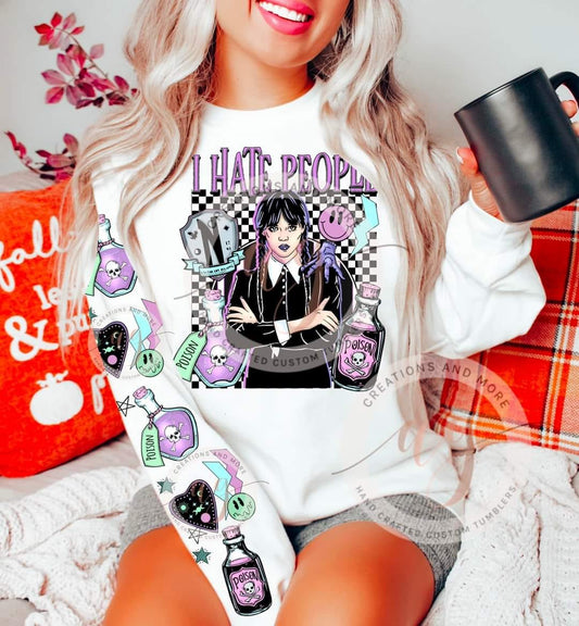 Wednesday I Hate People Shirt