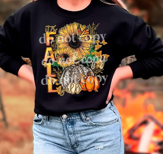 Sunflower Pumpkin Fall Shirt