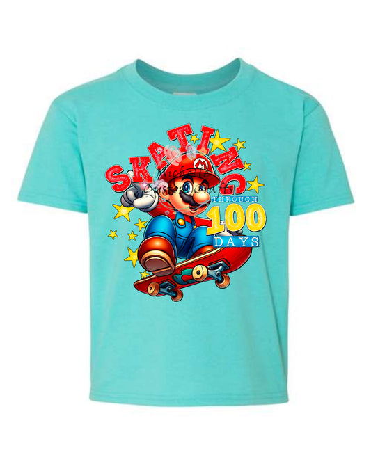 Skating Through 100 Days Shirt