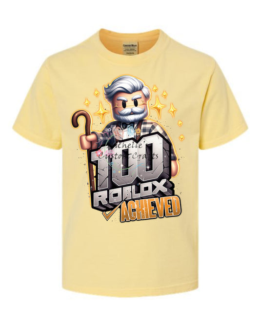 100 Roblox Achieved Shirt