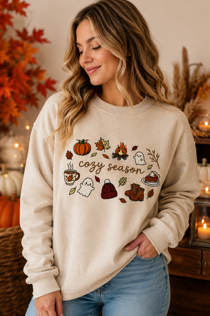 Embroidered Cozy Season