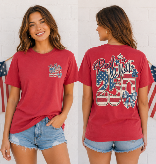 Red White & 250 Shirt