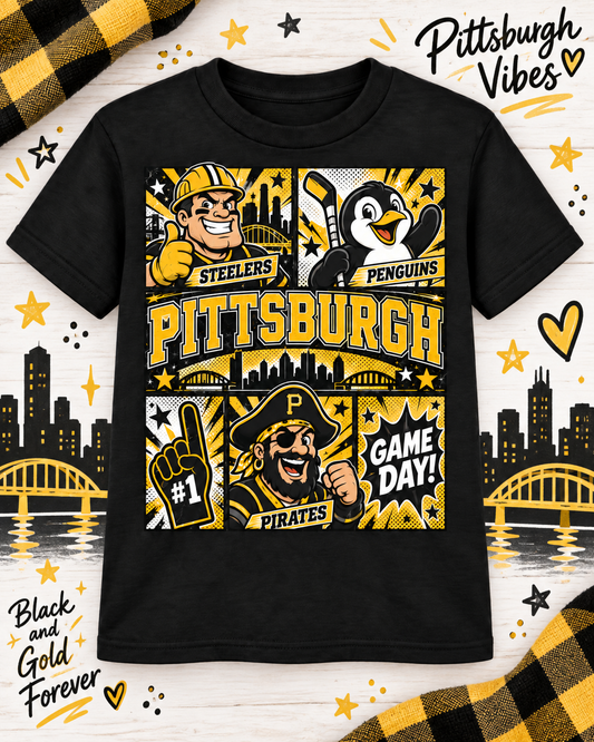 Pittsburgh Themed Spirit Wear