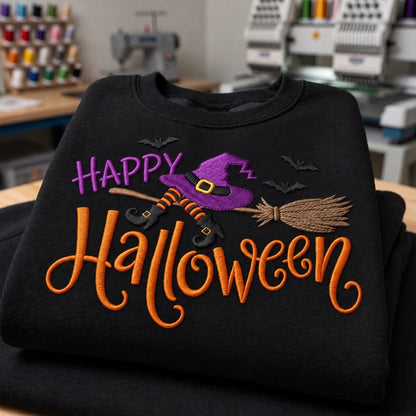 Embroidered Happy Halloween