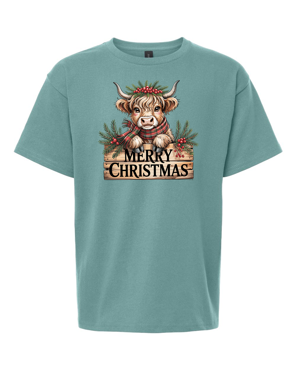 Merry Christmas Highland Cow