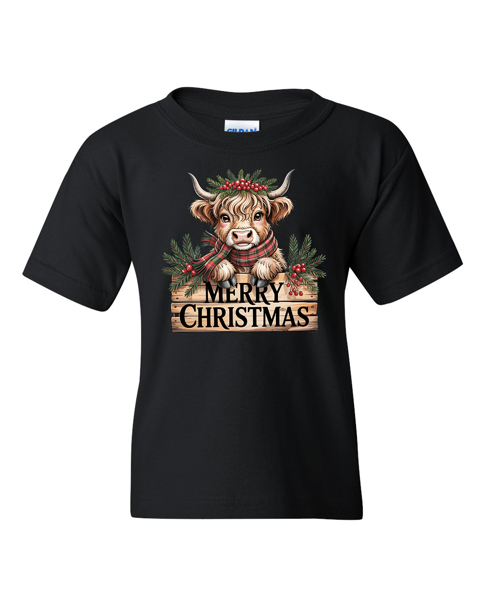 Merry Christmas Highland Cow