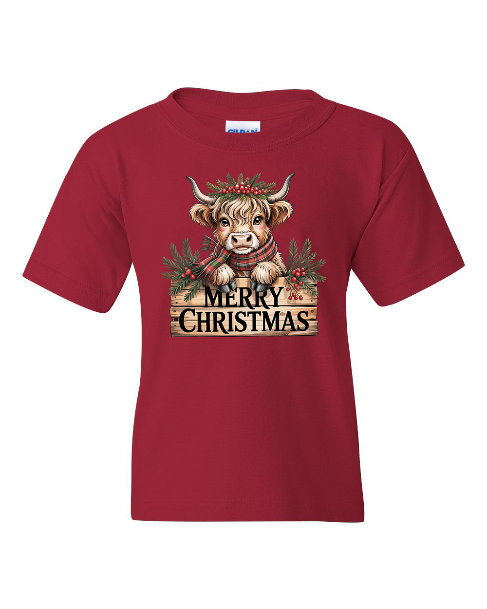 Merry Christmas Highland Cow