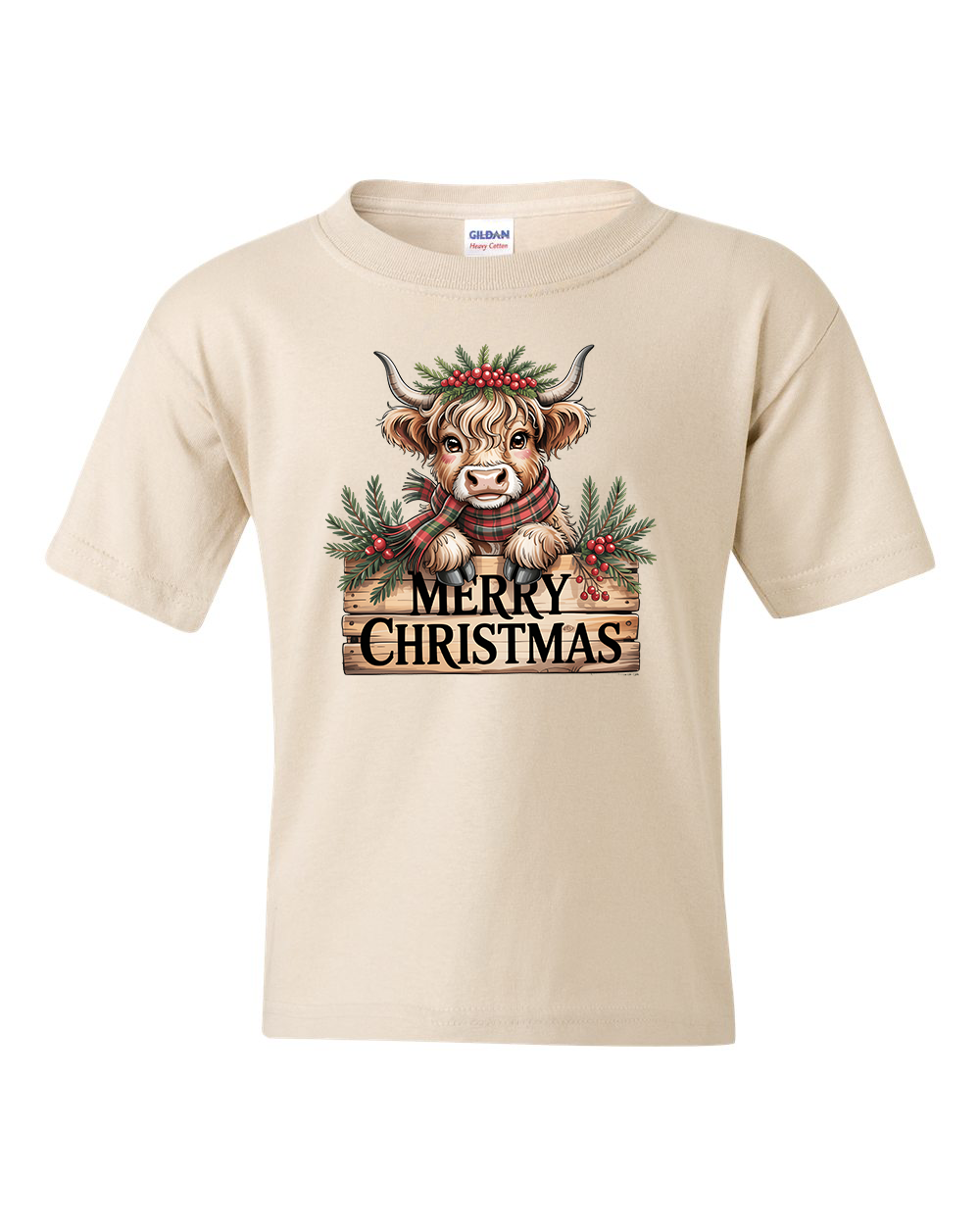 Merry Christmas Highland Cow