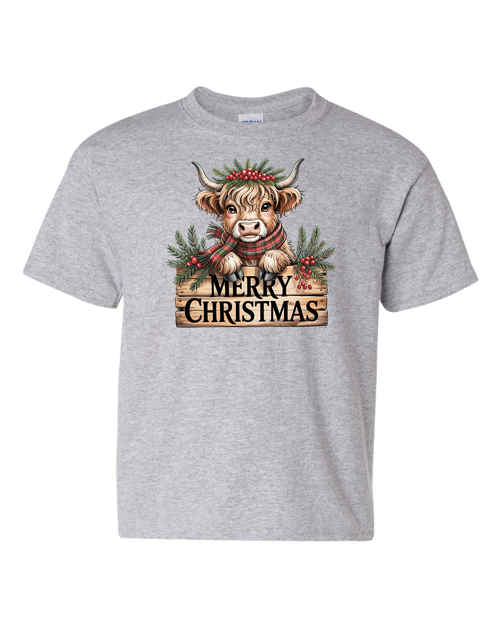 Merry Christmas Highland Cow