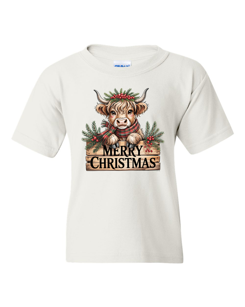 Merry Christmas Highland Cow