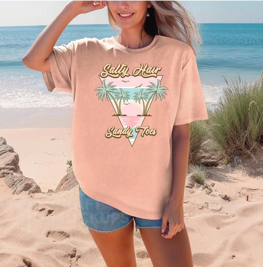 Salty Hair Sandy Toes Shirt