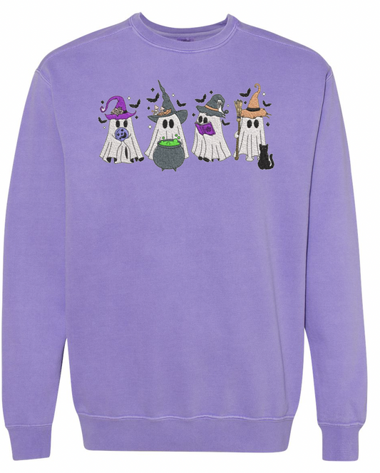 Embroidery Ghost Sweatshirt