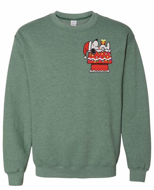 Embroidery Snoopy Sweatshirt