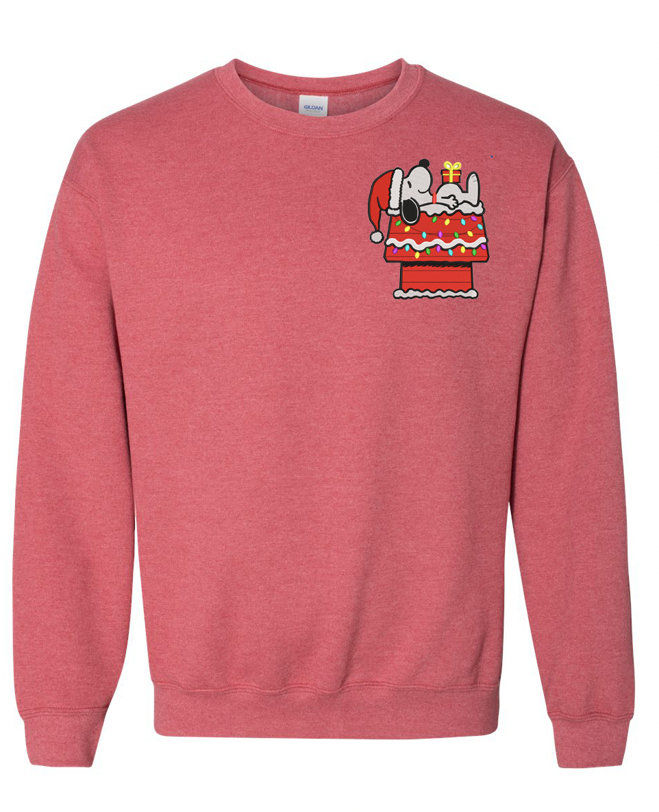 Embroidery Snoopy Sweatshirt
