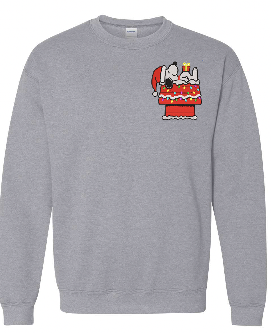 Embroidery Snoopy Sweatshirt