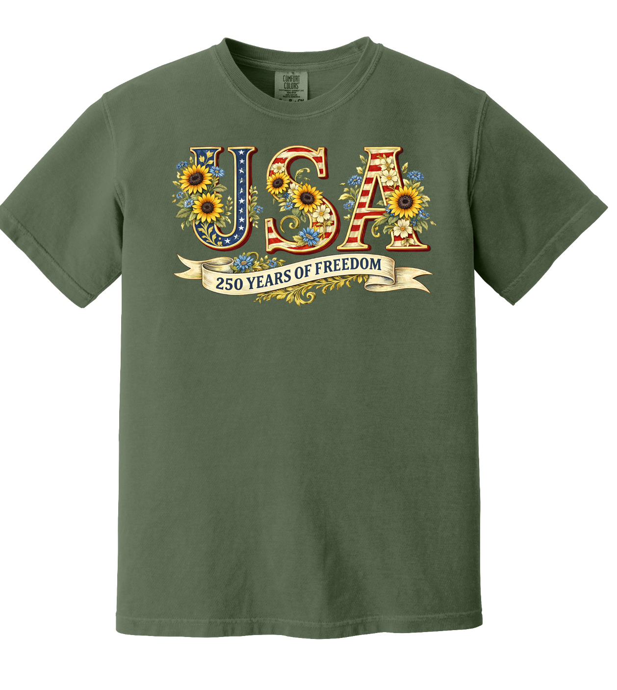 USA Floral Sunflower 250 Years