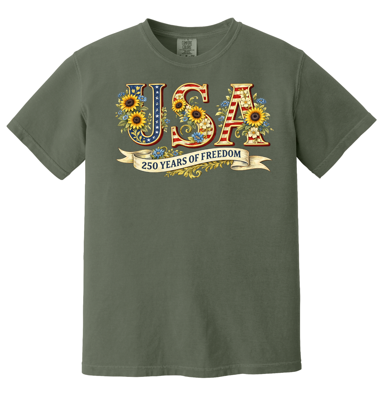 USA Floral Sunflower 250 Years