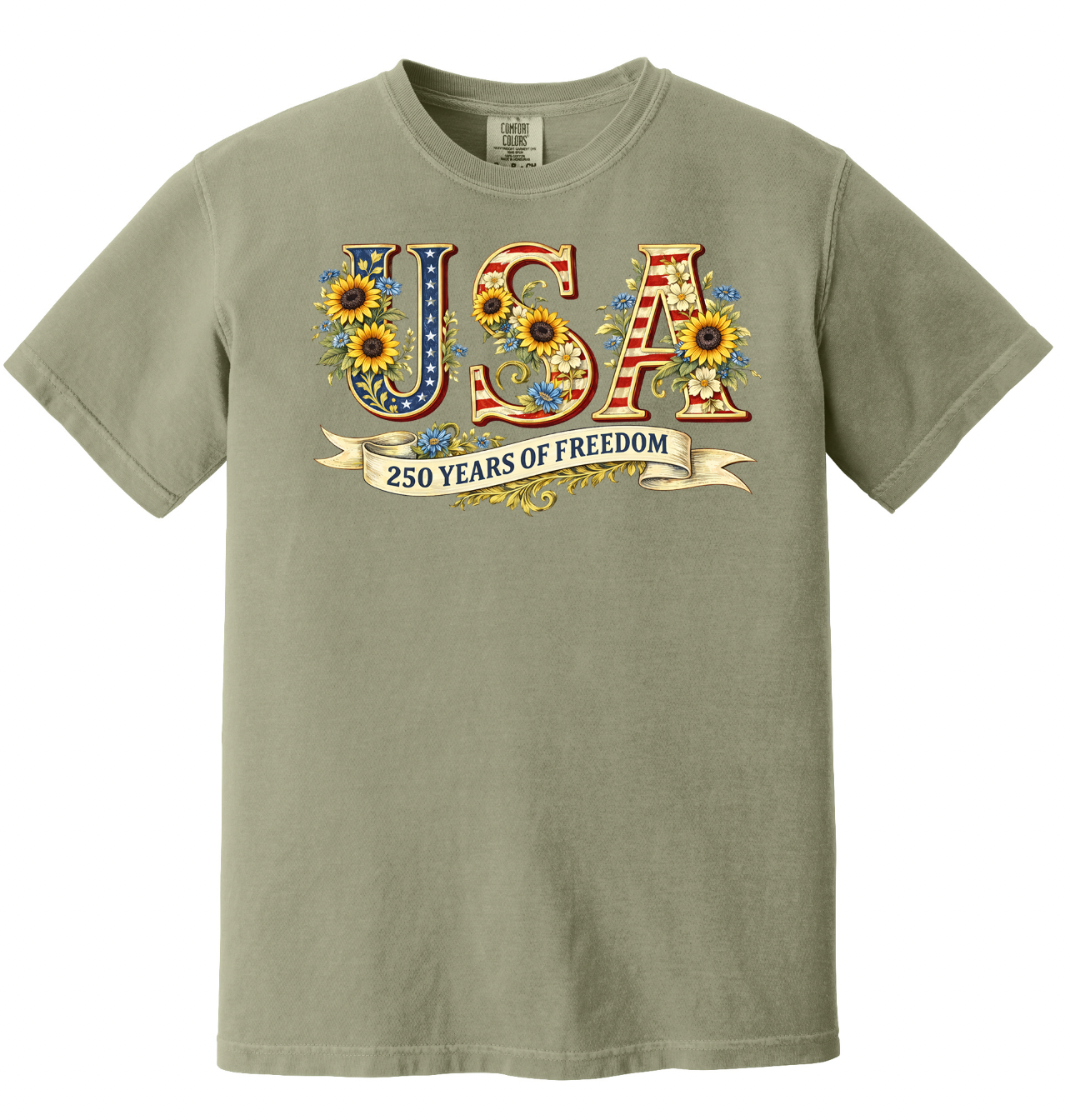 USA Floral Sunflower 250 Years