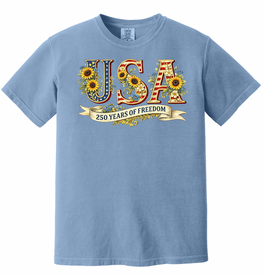 USA Floral Sunflower 250 Years