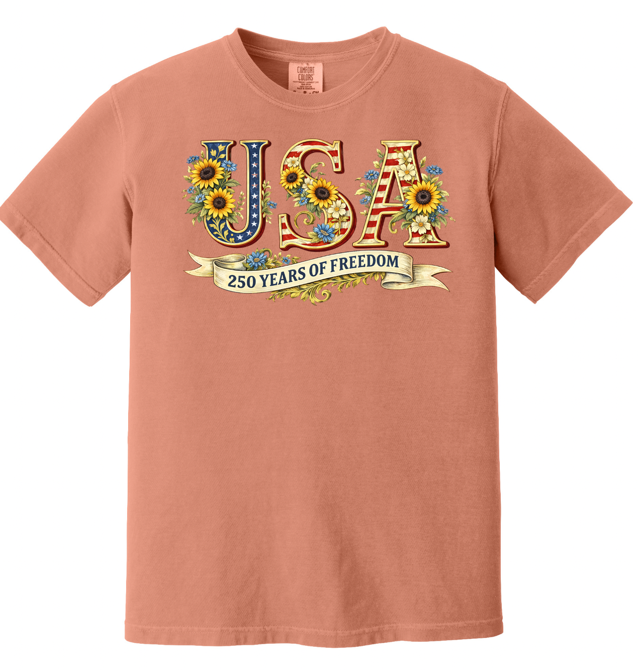 USA Floral Sunflower 250 Years