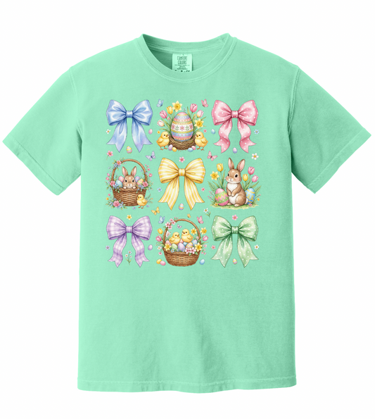 Preppy Coquette Easter Themed Shirt