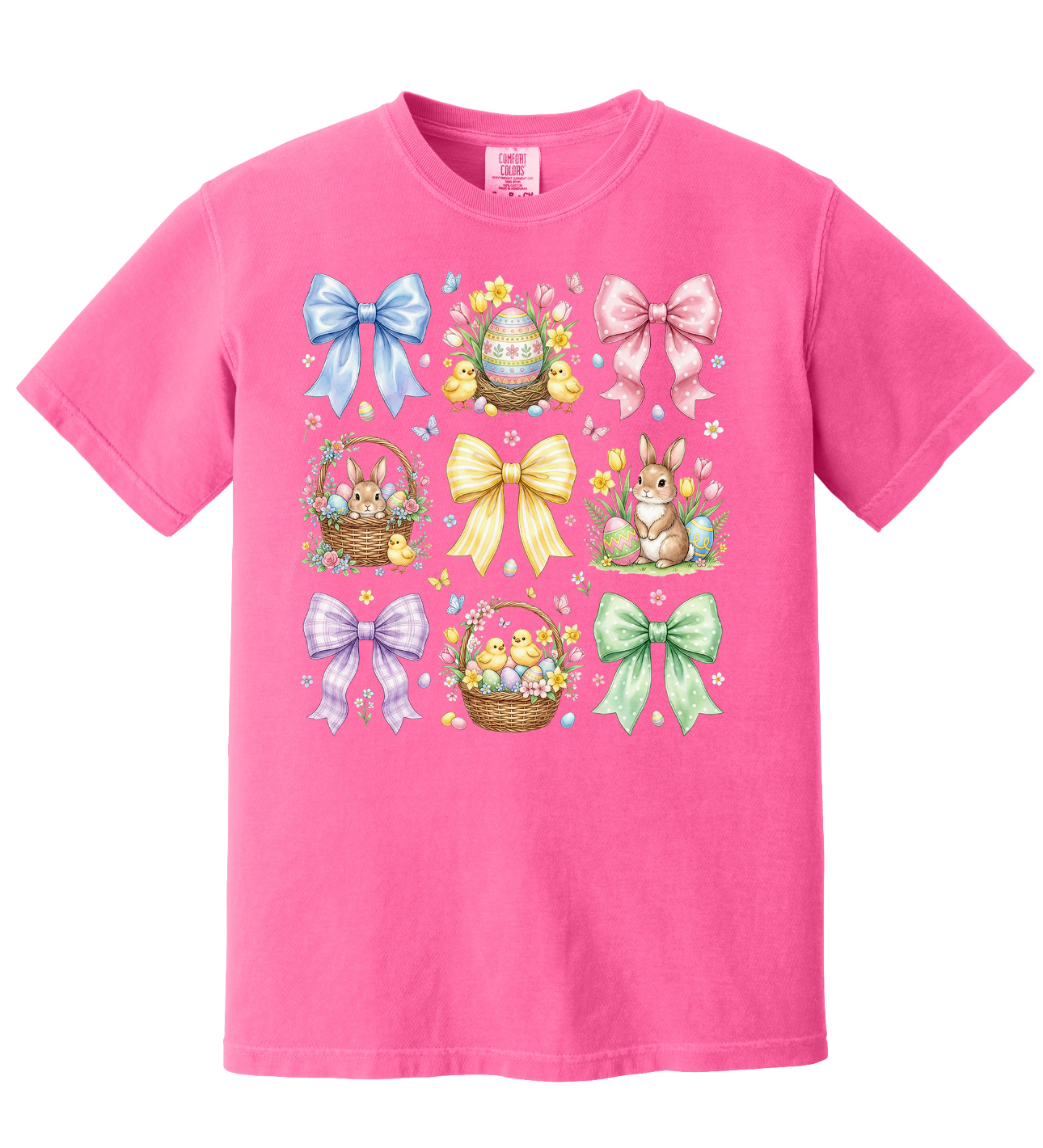 Preppy Coquette Easter Themed Shirt