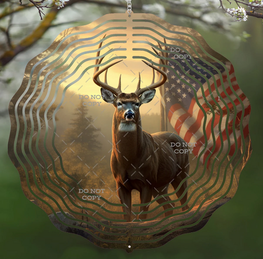Deer Wind Spinner