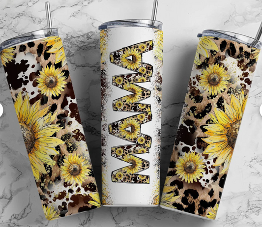 Mama Sunflower Tumbler