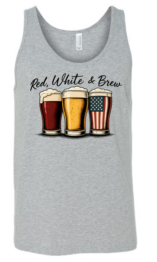 Red, White and Brew Tank