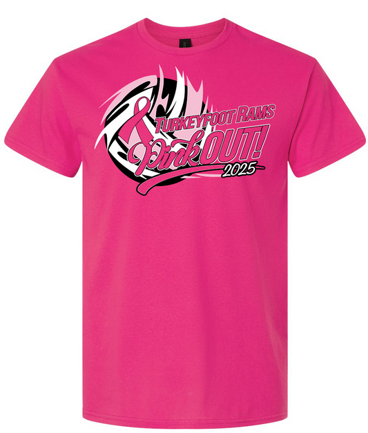 2025 Turkeyfoot Volleyball Pink Out Shirts