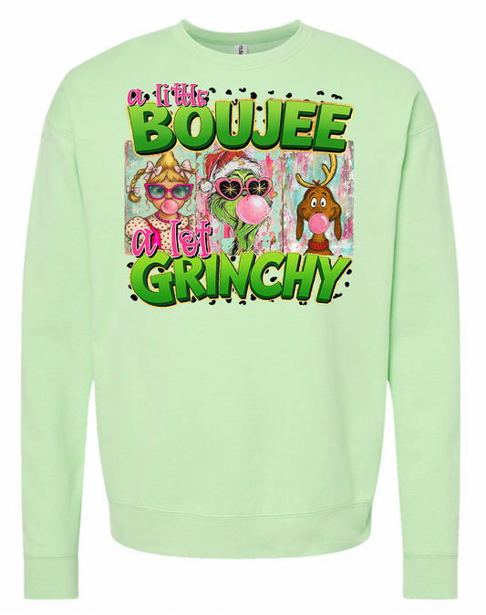 A Little Boujee A Lot Grinchy Shirt
