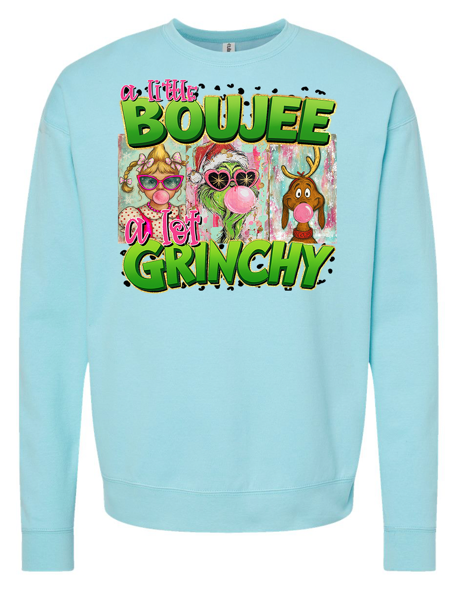 A Little Boujee A Lot Grinchy Shirt