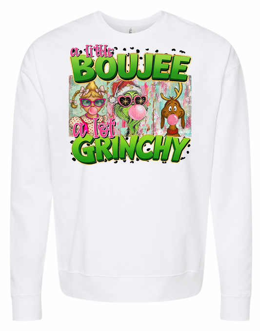 A Little Boujee A Lot Grinchy Shirt