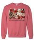 Chunky Knit Coquette Christmas Doodles Shirt