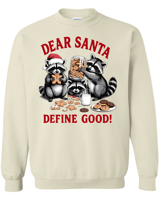 DEAR SANTA (RACCOONS)