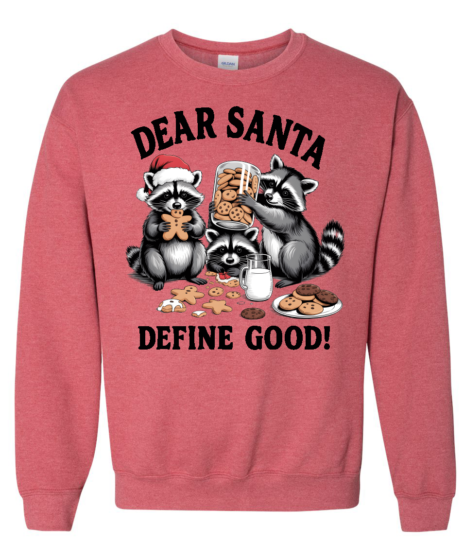 DEAR SANTA (RACCOONS)