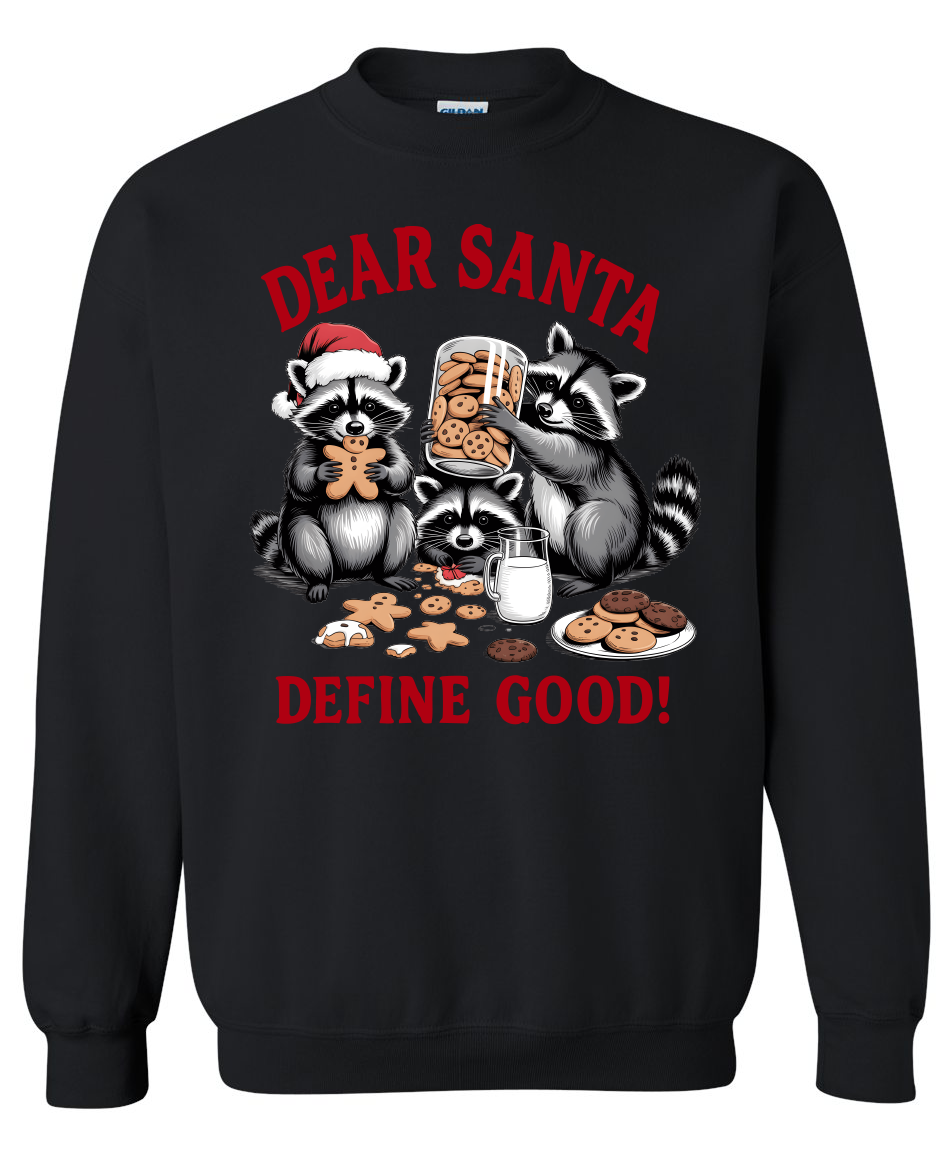 DEAR SANTA (RACCOONS)