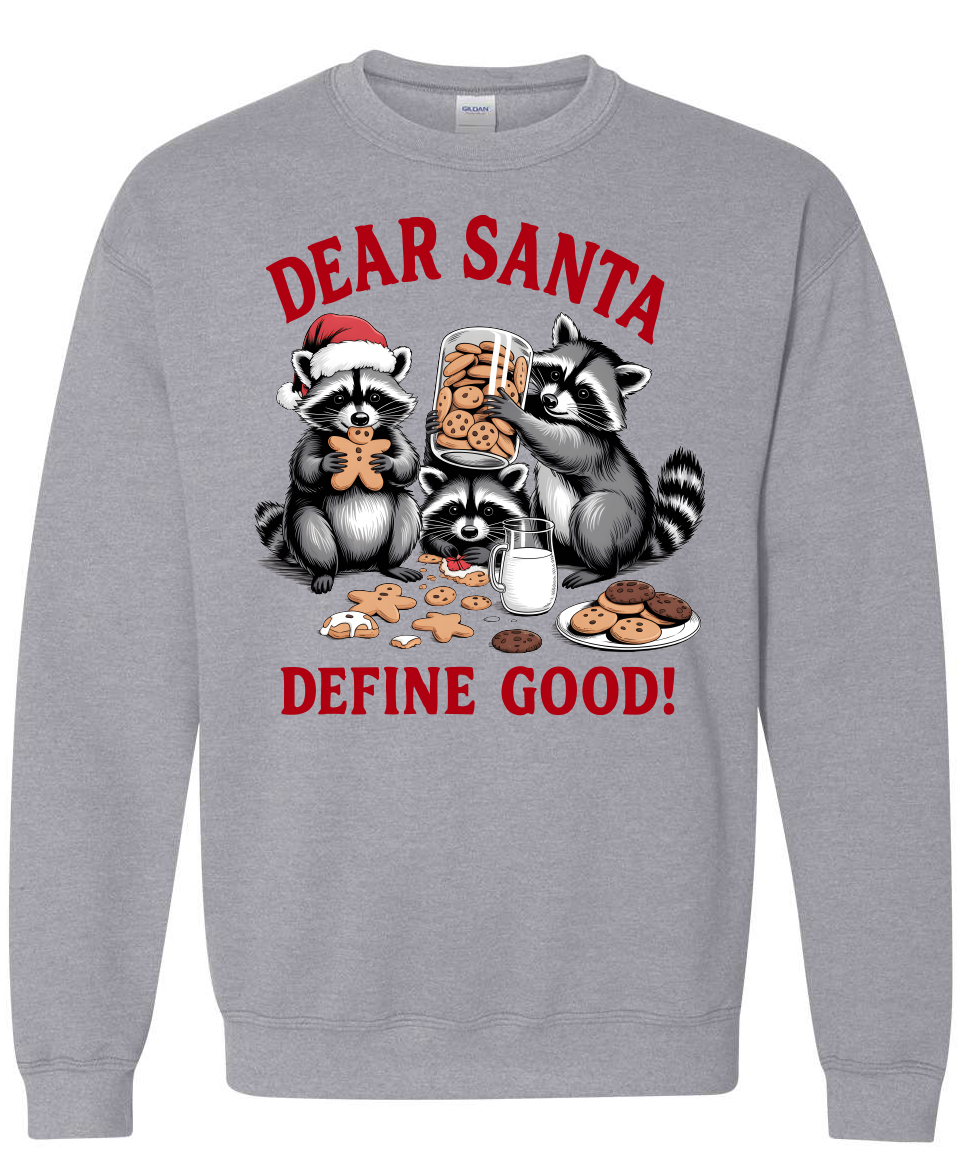 DEAR SANTA (RACCOONS)
