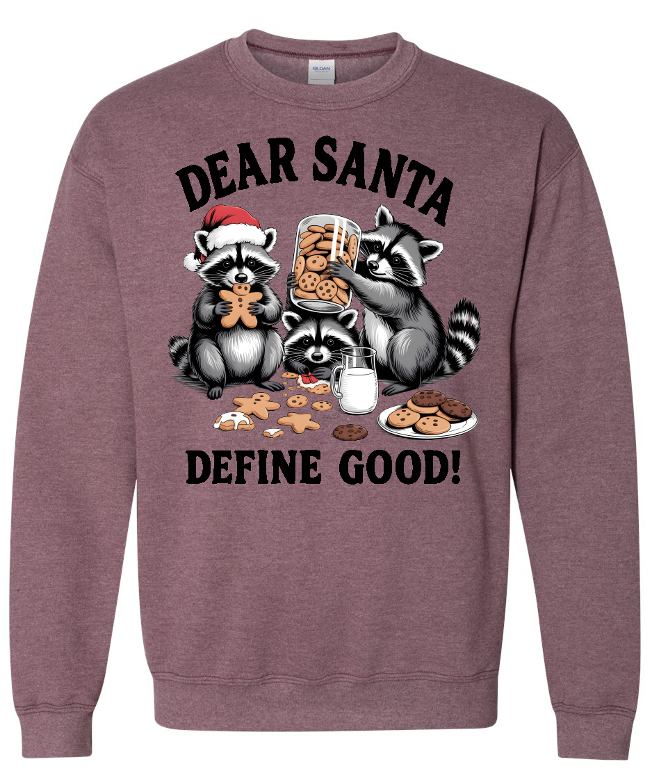 DEAR SANTA (RACCOONS)